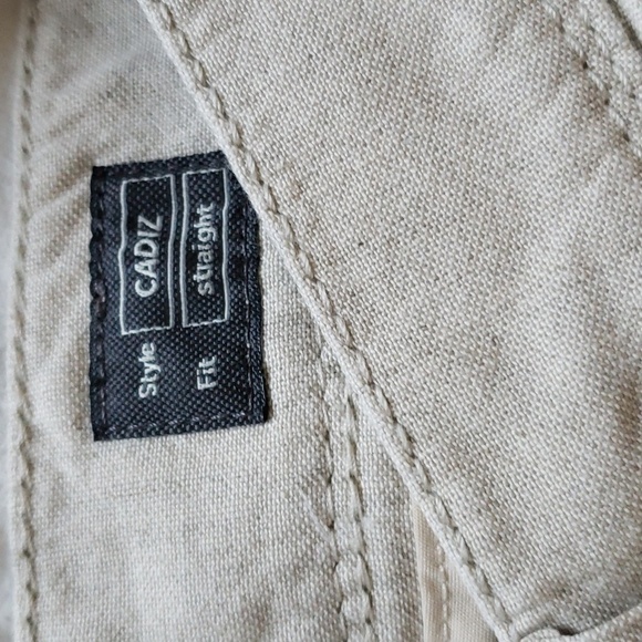 Brax feel good men's style Cadiz fit straight 32/34 linen blend - Picture 6 of 9